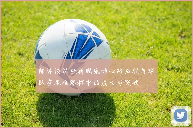 陈涛谈执教新鹏城的心路历程与球队在艰难赛程中的成长与突破
